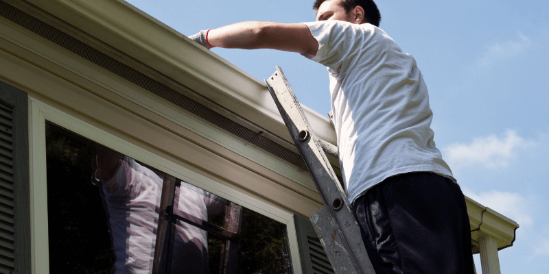 Clean Rain Gutters