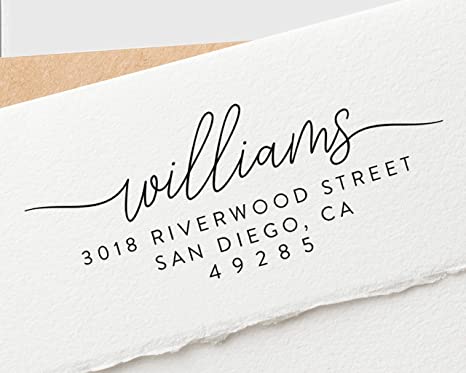 Custom Address Stamp