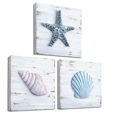 Wood Bathroom Wall Décor