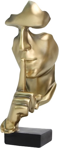 Silence is Golden Statue