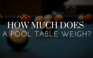 How much does a pool table weigh?